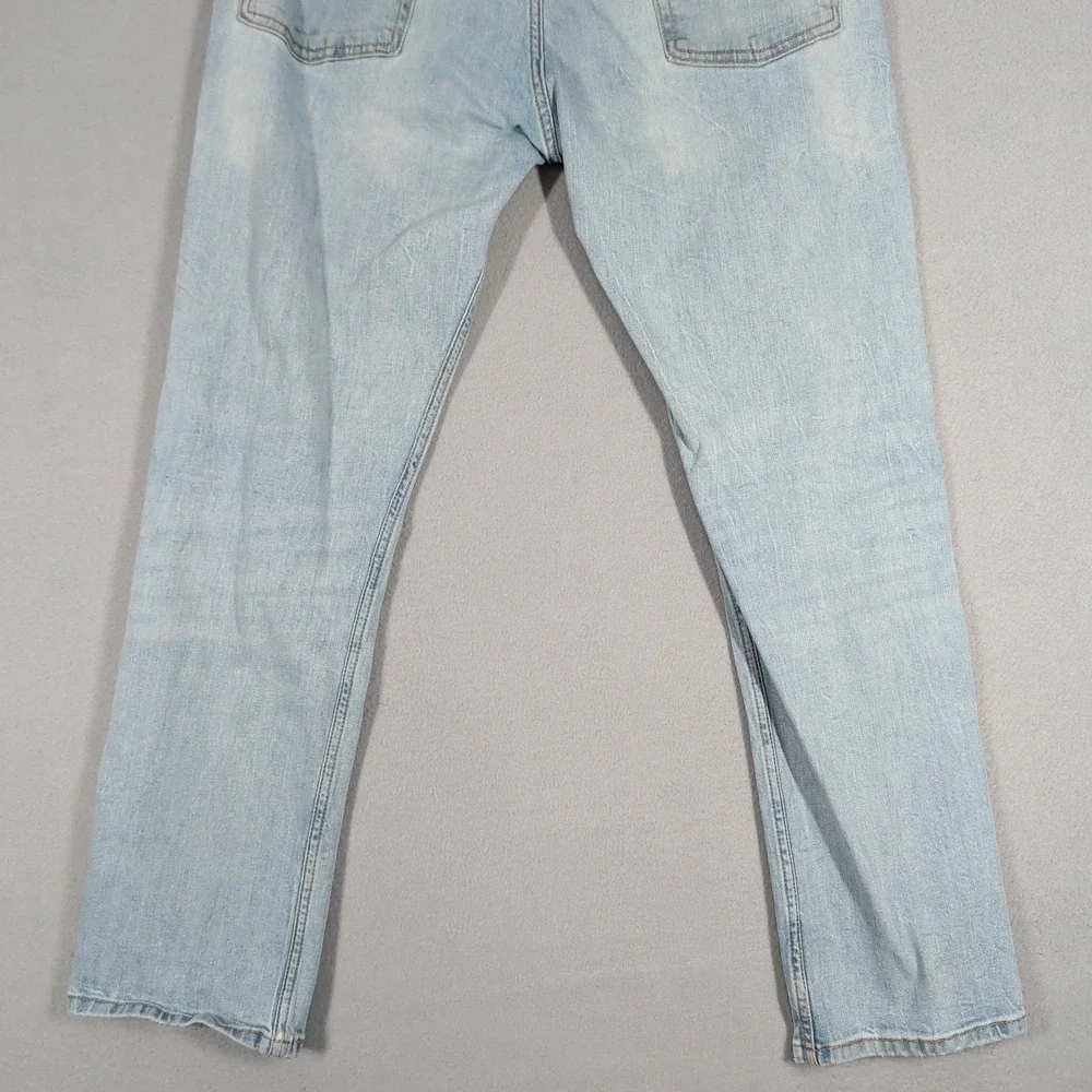 Levi's 513 Jeans‎ Mens 36x32 Light Wash Slim Straight Denim Casual Everyday Wear